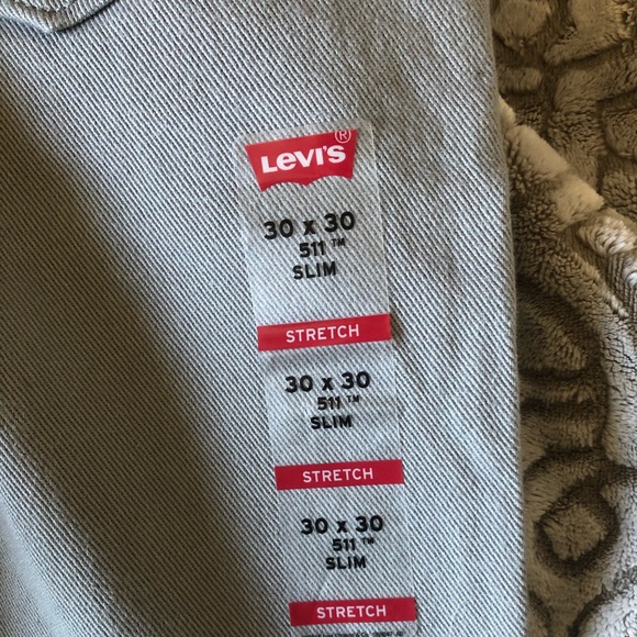 Gray Levi Jeans - Picture 4 of 5